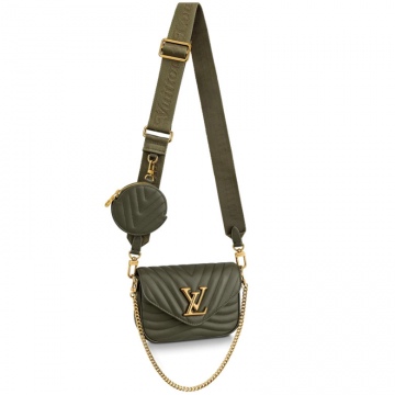 LV M56471 卡其色 LOUIS VUITTON NEW WAVE MULTI-POCHETTE 手袋