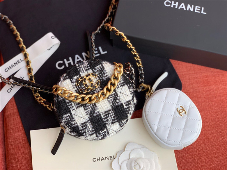 Chanel AP0986 B01670 N5313 CHANEL 19链子晚宴包与零钱包- 顶奢网