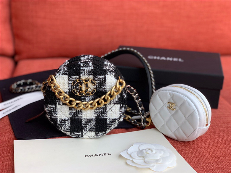 Chanel AP0986 B01670 N5313 CHANEL 19链子晚宴包与零钱包- 顶奢网