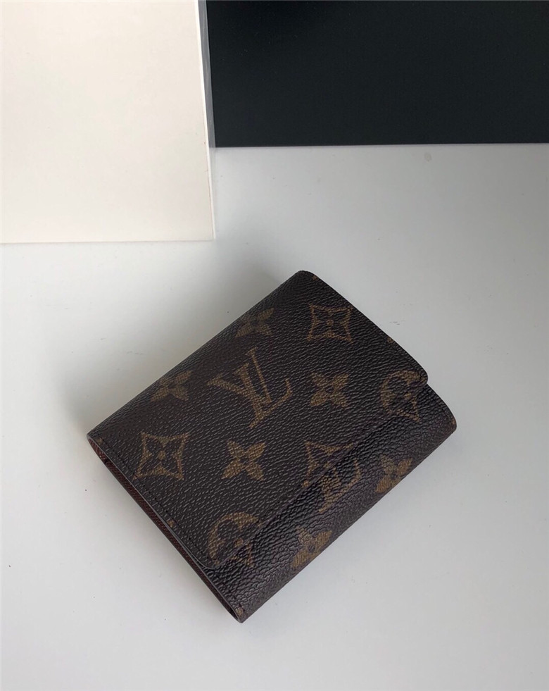 LOUIS VUITTON LOUIS VUITTON Enveloppe Carte de visite Name Card Holder  M63801 Monogram Unisex M63801