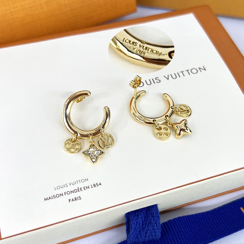 Louis Vuitton My Blooming Strass Earrings (M00604)
